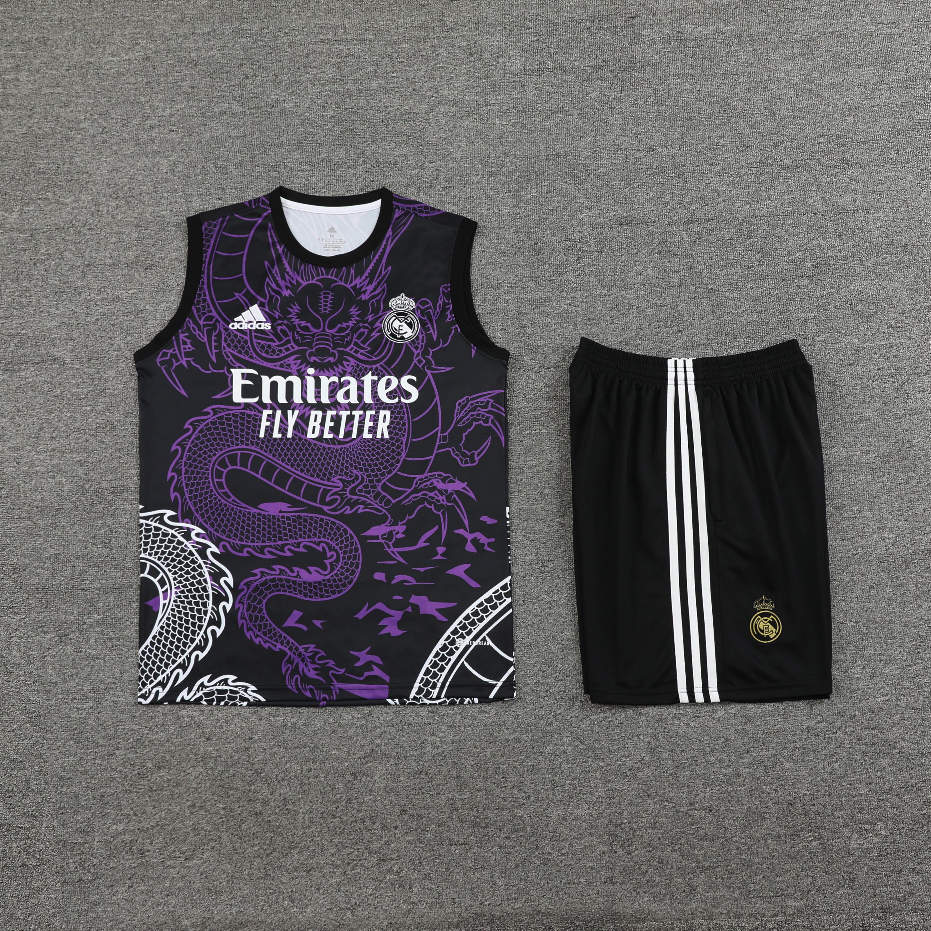 24/25 Real Madrid Trainingsset - Purple Dragon Editie