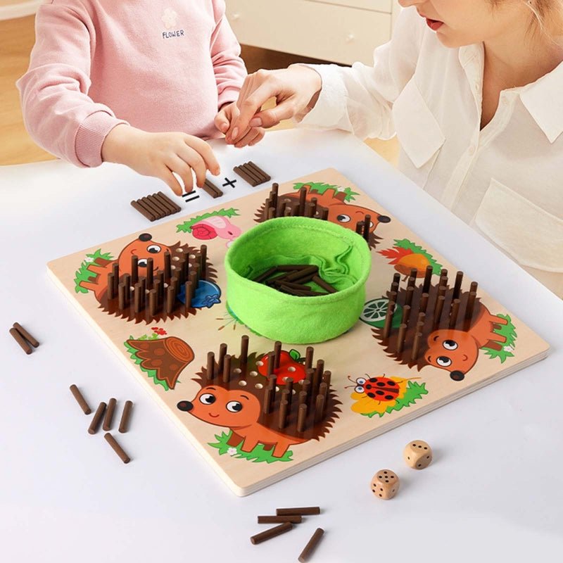 Toyhedge – Gioco educativo con design a riccio per promuovere la comprensione dei numeri e le abilità motorie fini