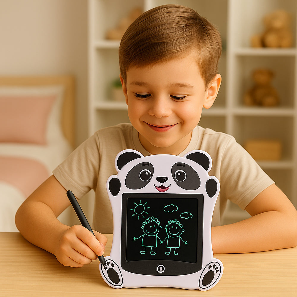 Drawbuddy: tableta de dibujo LCD reutilizable para niños con diseño de animales