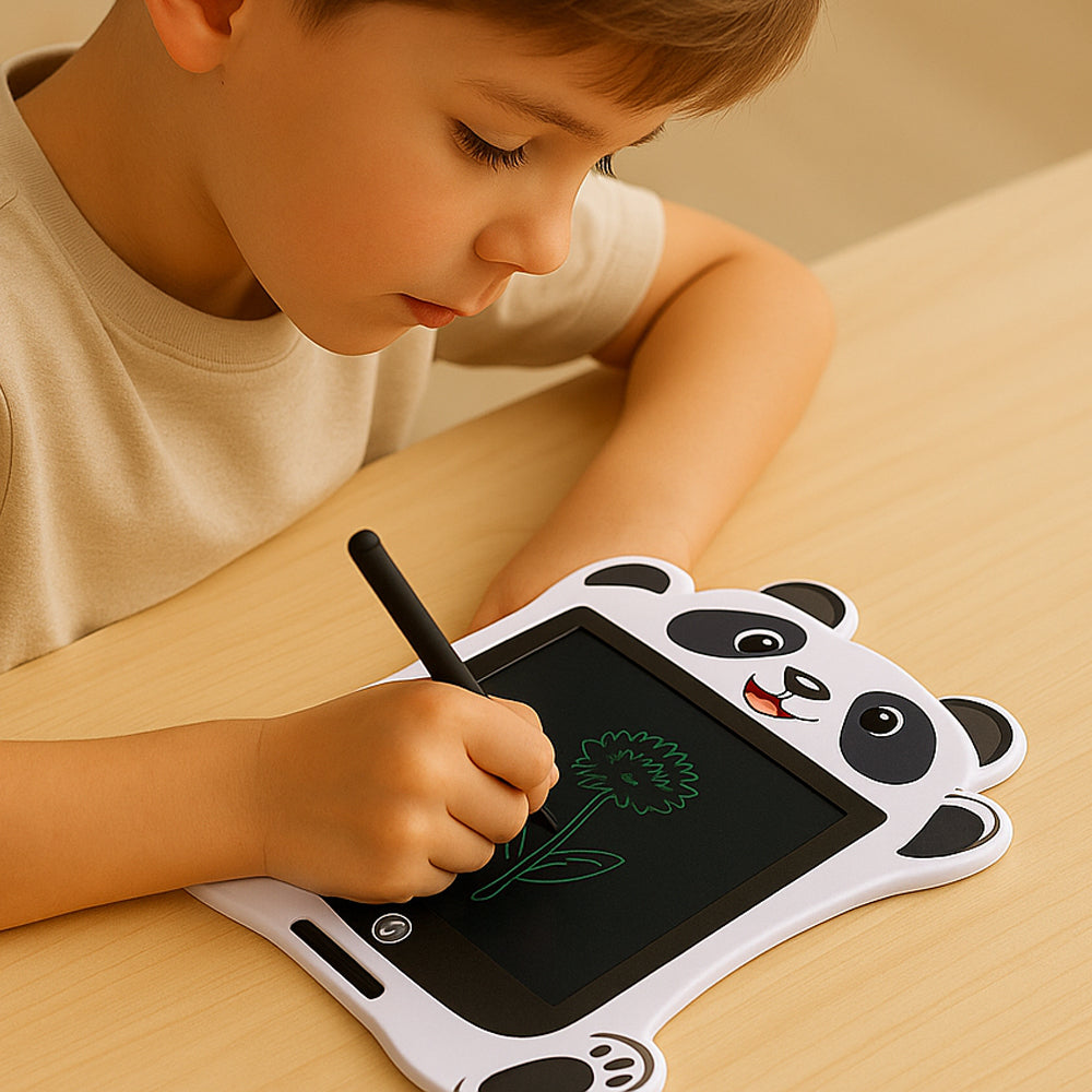 Drawbuddy: tableta de dibujo LCD reutilizable para niños con diseño de animales