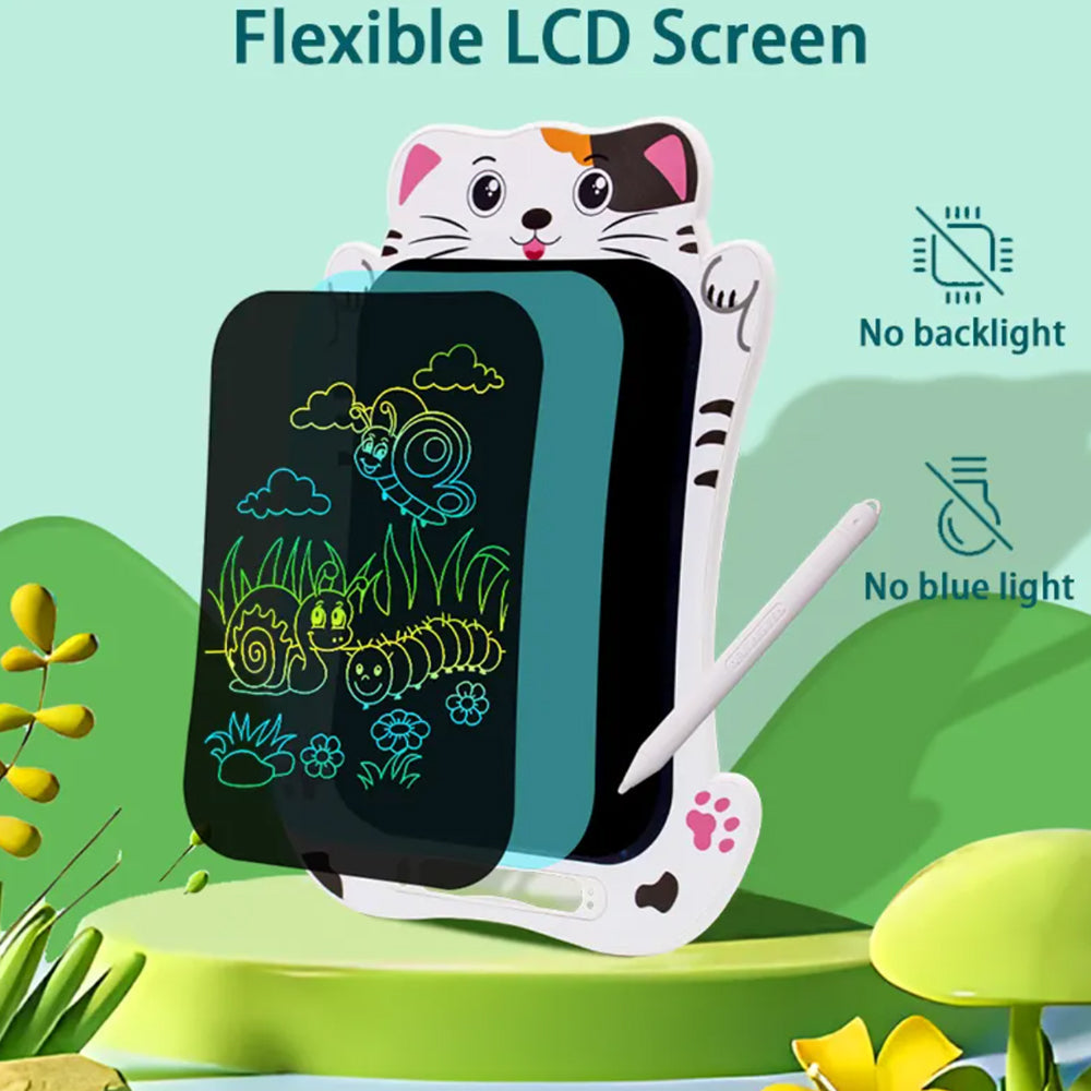 Drawbuddy: tableta de dibujo LCD reutilizable para niños con diseño de animales
