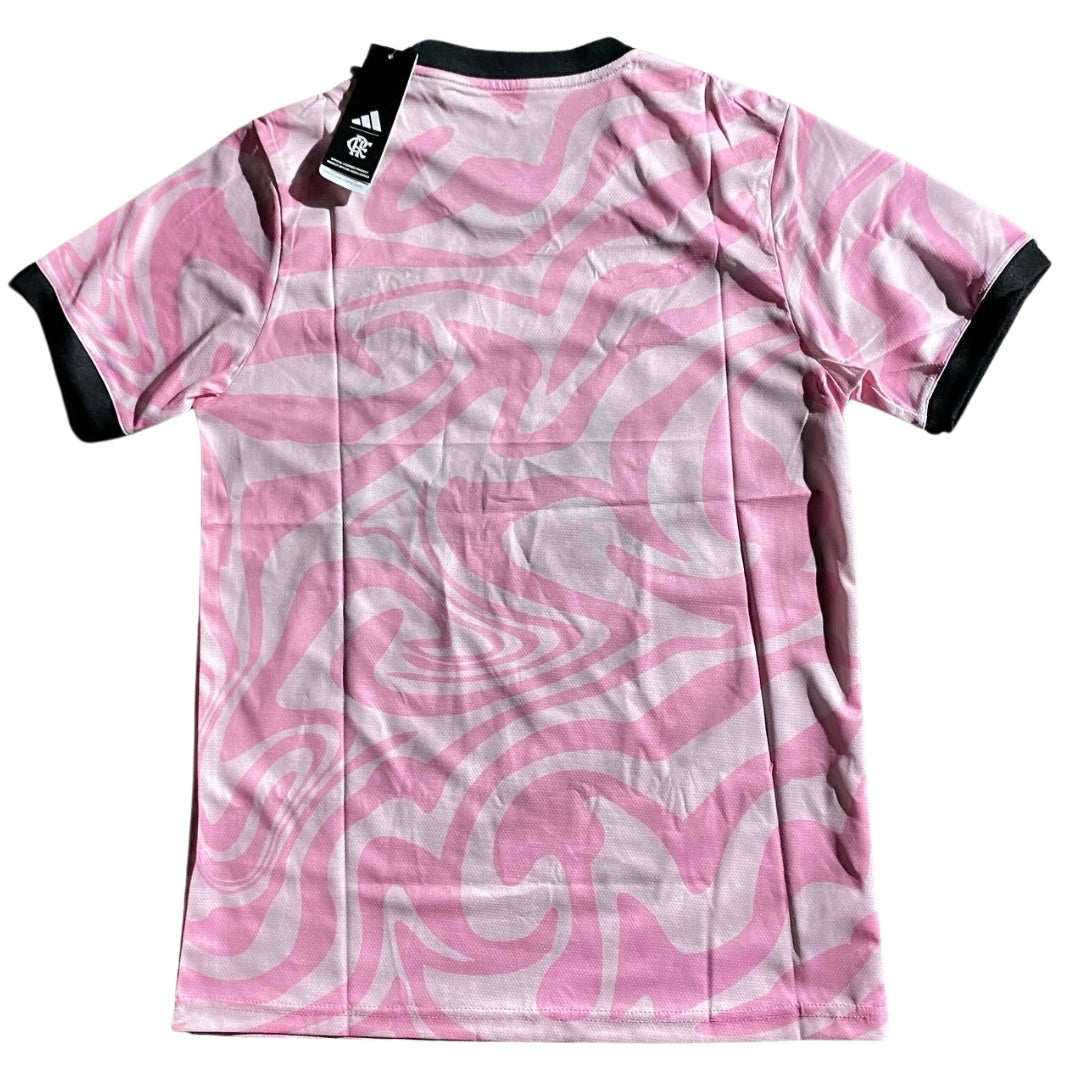 T-shirt rose Flamengo x Stussy - Édition limitée