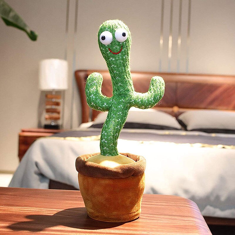 Giglebloom Cactus – Giocattolo cactus che balla e canta con ripetizione vocale