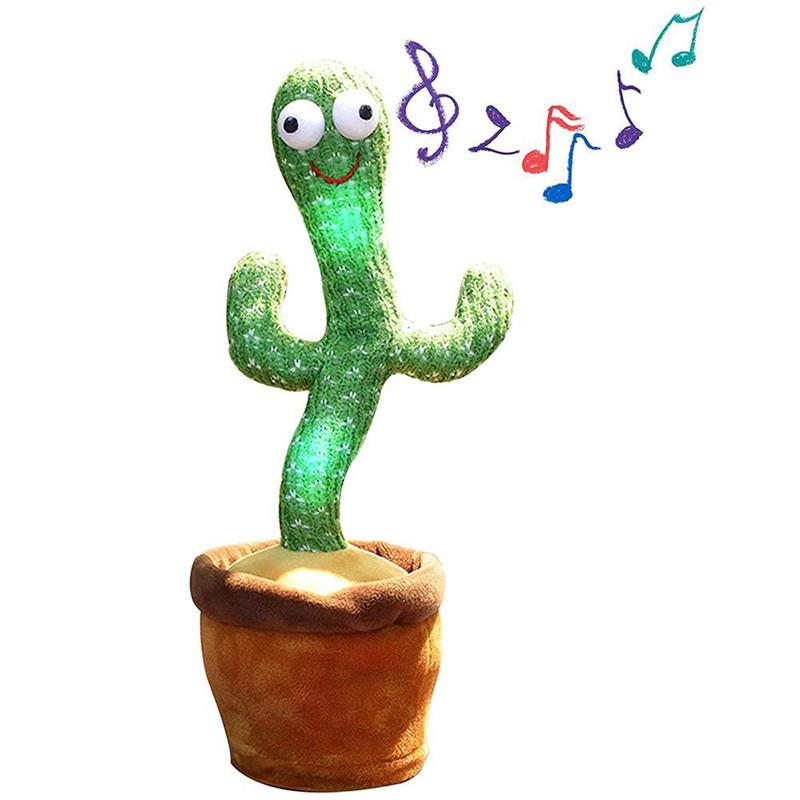 Giglebloom Cactus – Giocattolo cactus che balla e canta con ripetizione vocale