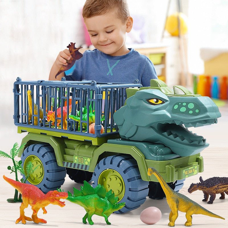 Dinotrek Explorers Set – Juego de dinosaurios y vehículos para niños – Aventura y diversión educativa