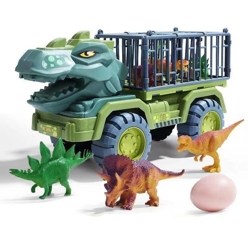 Dinotrek Explorers Set – Juego de dinosaurios y vehículos para niños – Aventura y diversión educativa