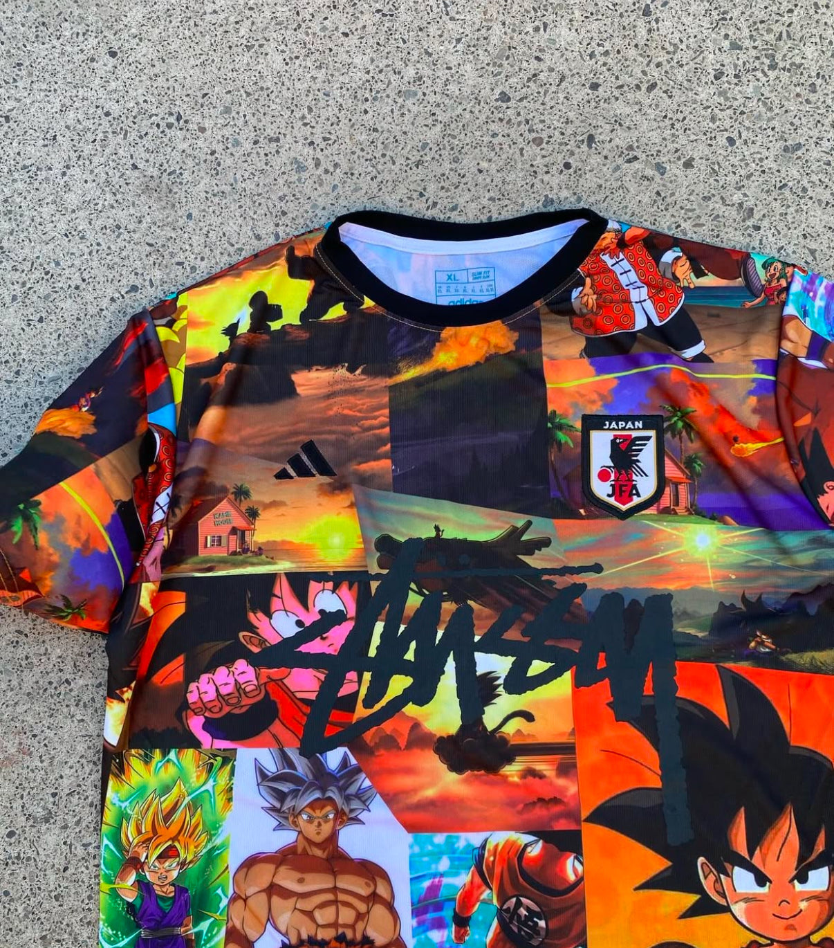 T-shirt édition spéciale Japon x Dragon Ball x Stussy 2025