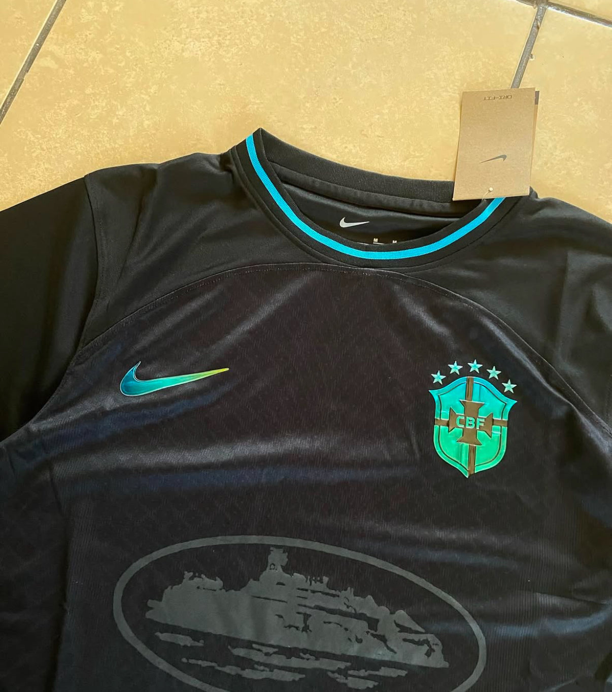 Brazil Corteiz Jersey - Beperkte Zwarte Editie