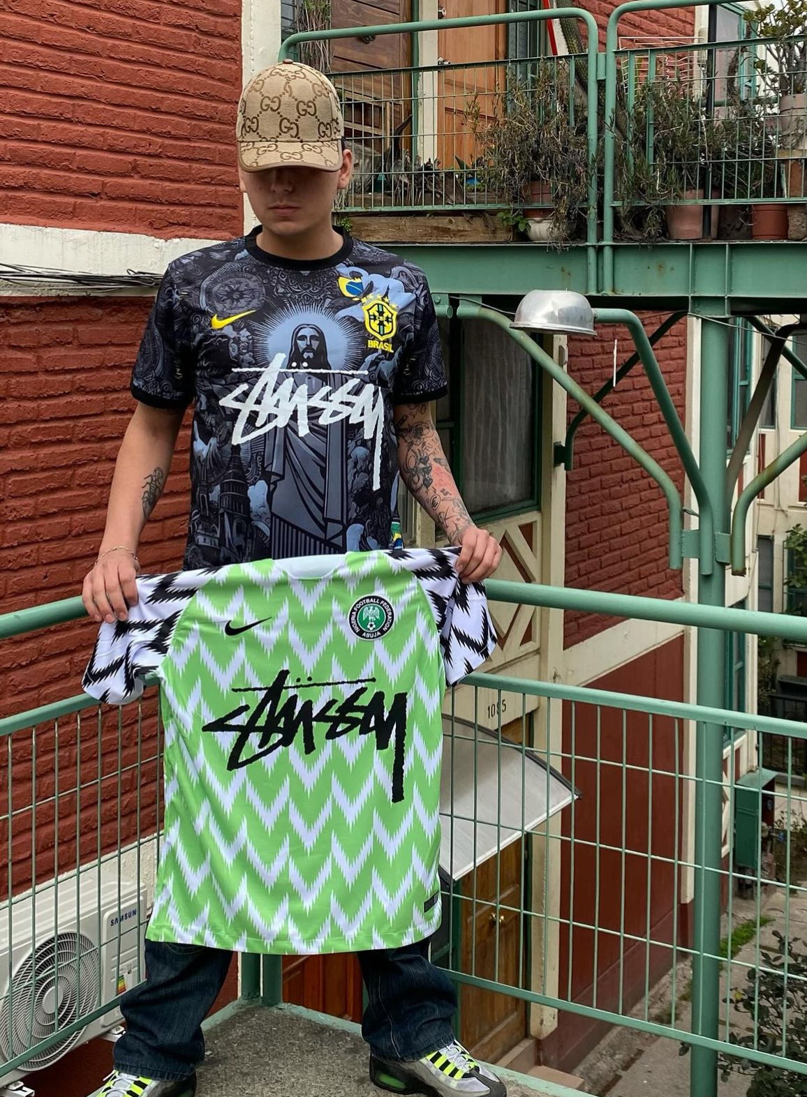 2018 Nigeria x Stussy Shirt - Speciale Editie