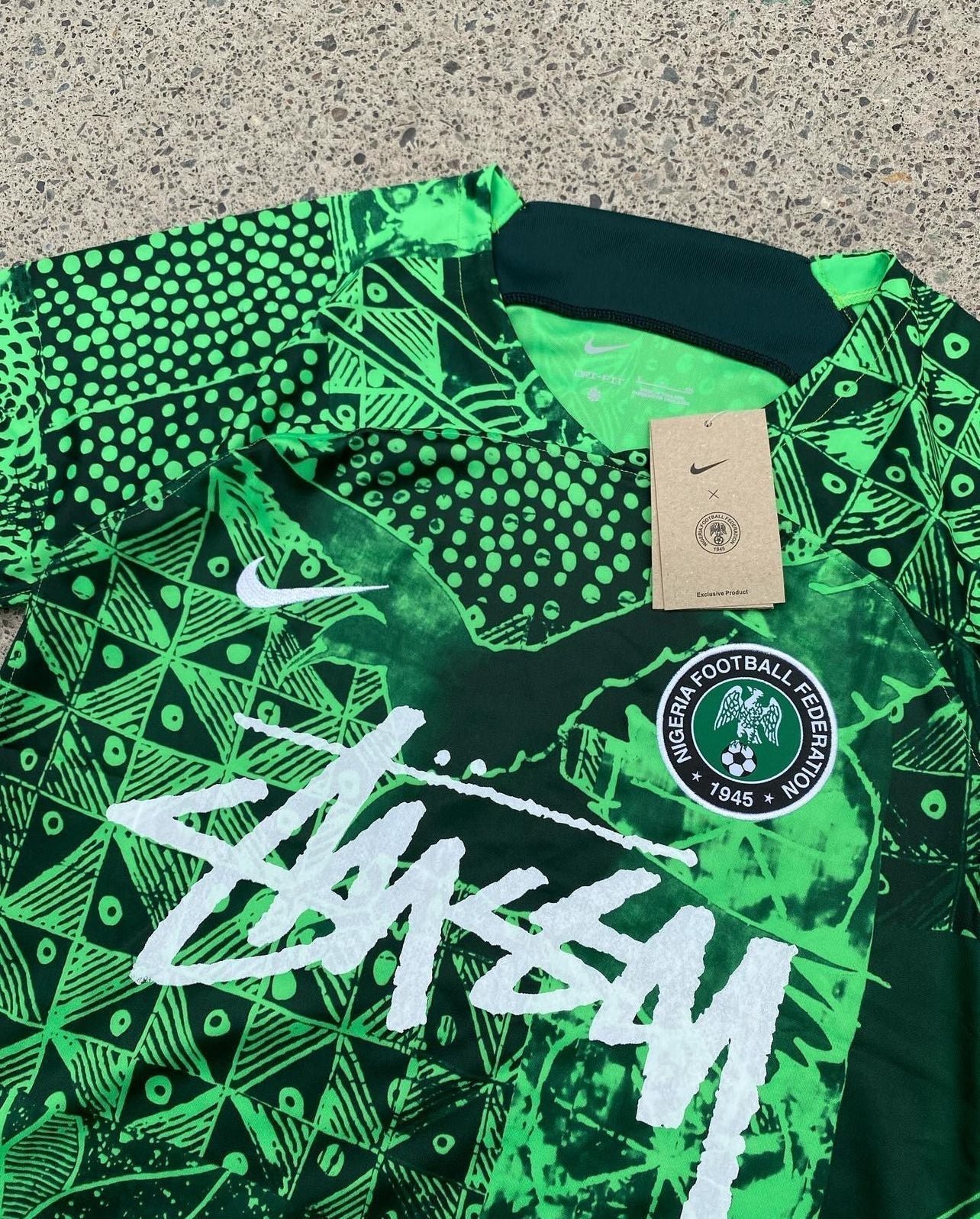 Maillot Stussy x Nigéria