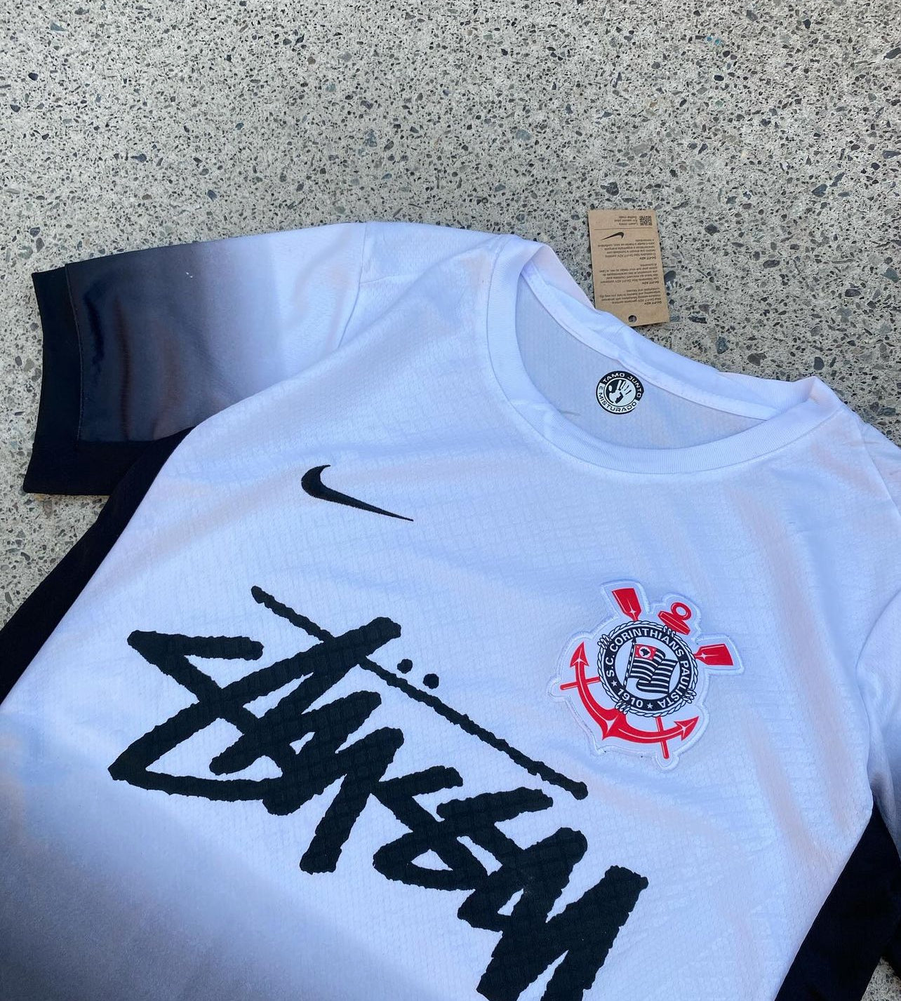 Maillot Corinthians x Stüssy édition spéciale 2024-25
