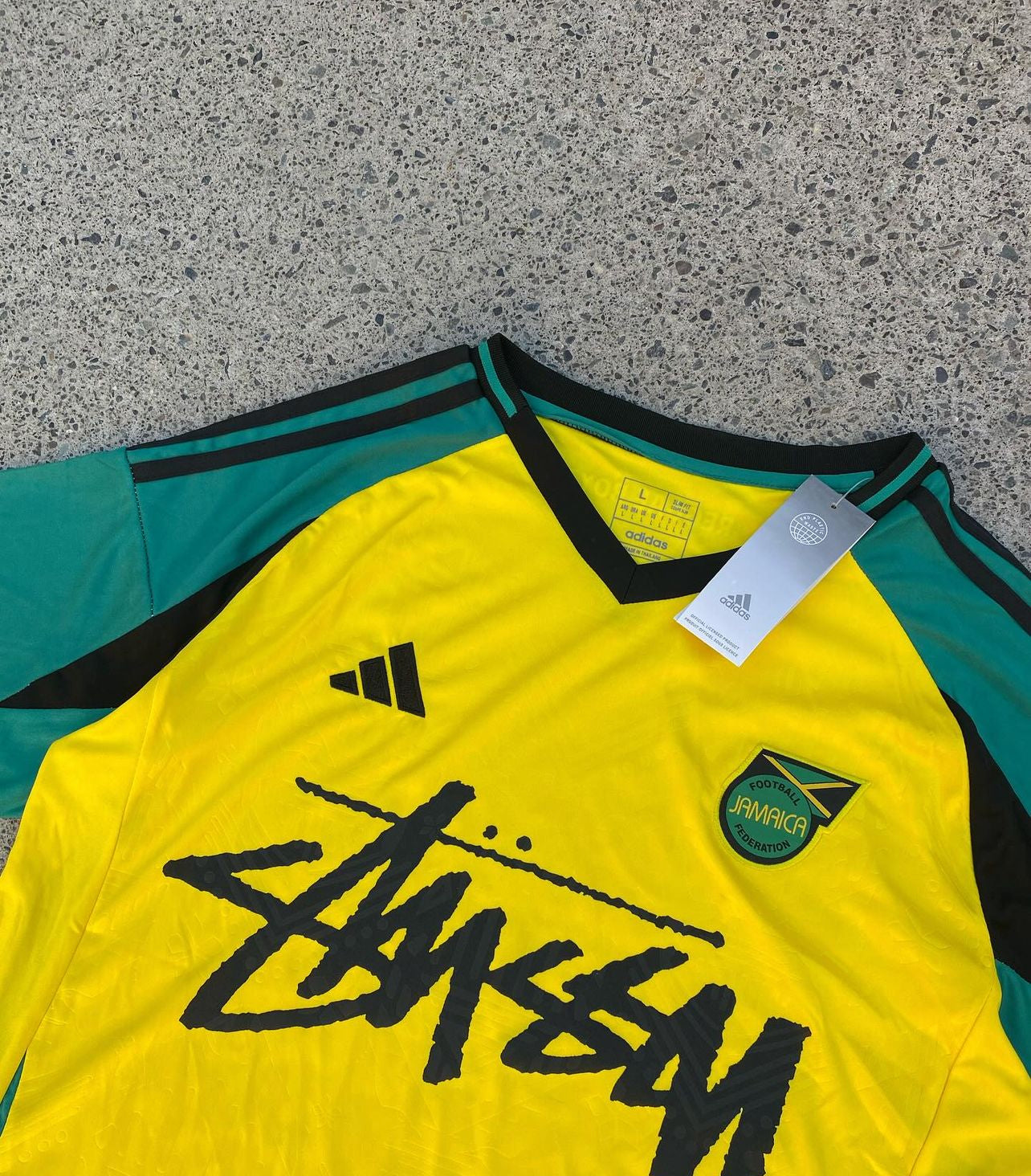 Maillot édition spéciale Jamaïque x Stussy 2024-25
