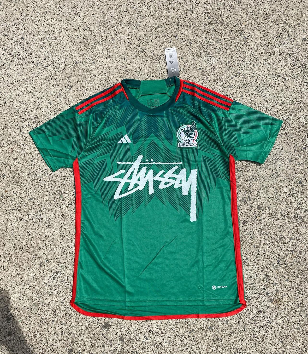 Maillot de football édition spéciale Mexique x Stussy 2023-24