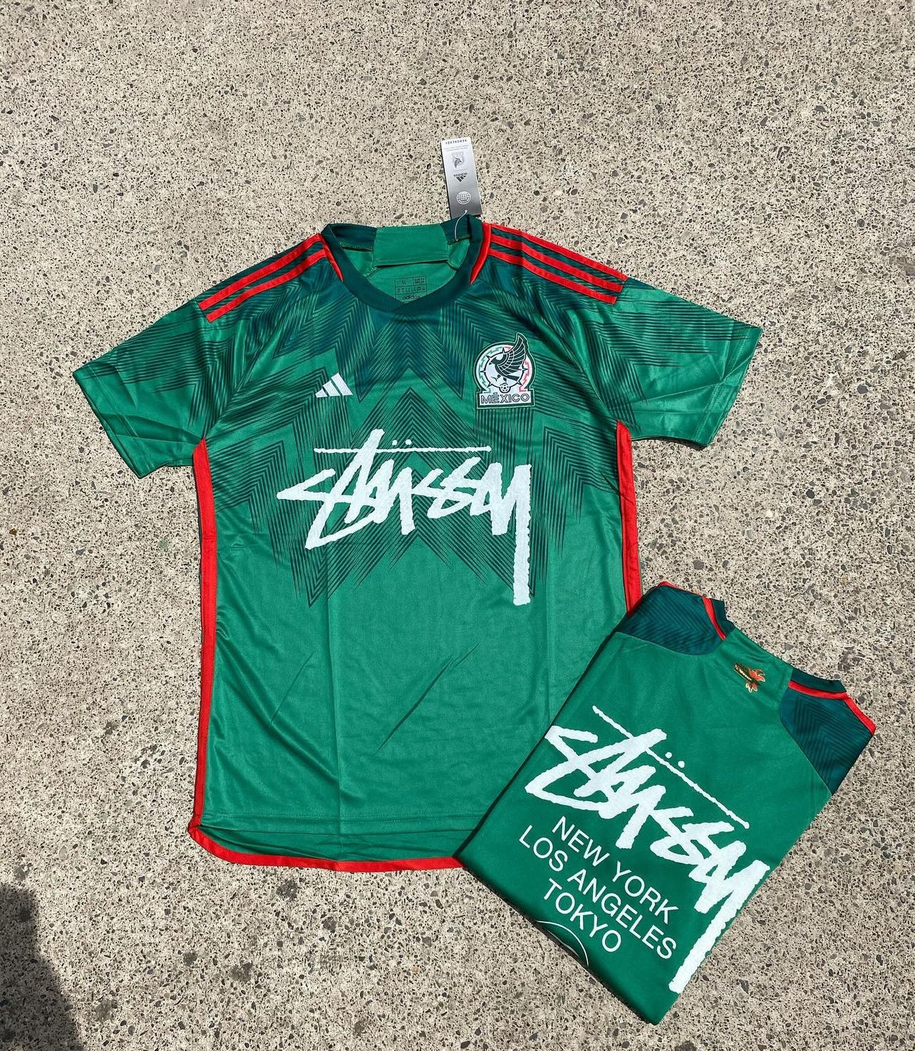 2023-24 Mexico x Stussy Speciale Editie Voetbalshirt