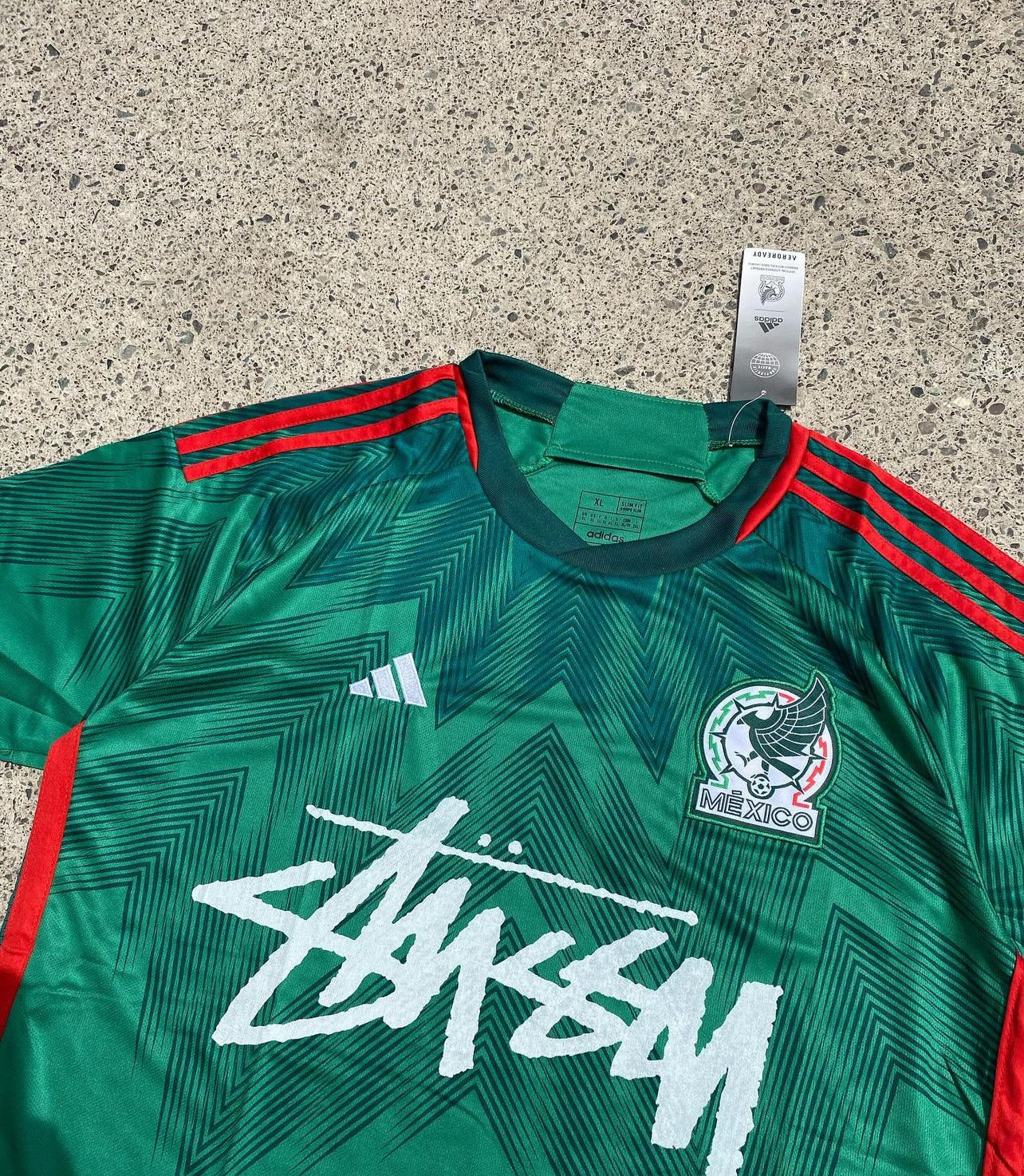 Maillot de football édition spéciale Mexique x Stussy 2023-24