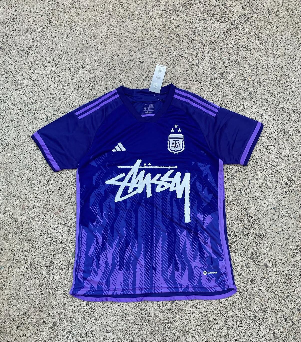 Maillot Stussy Argentine en édition limitée