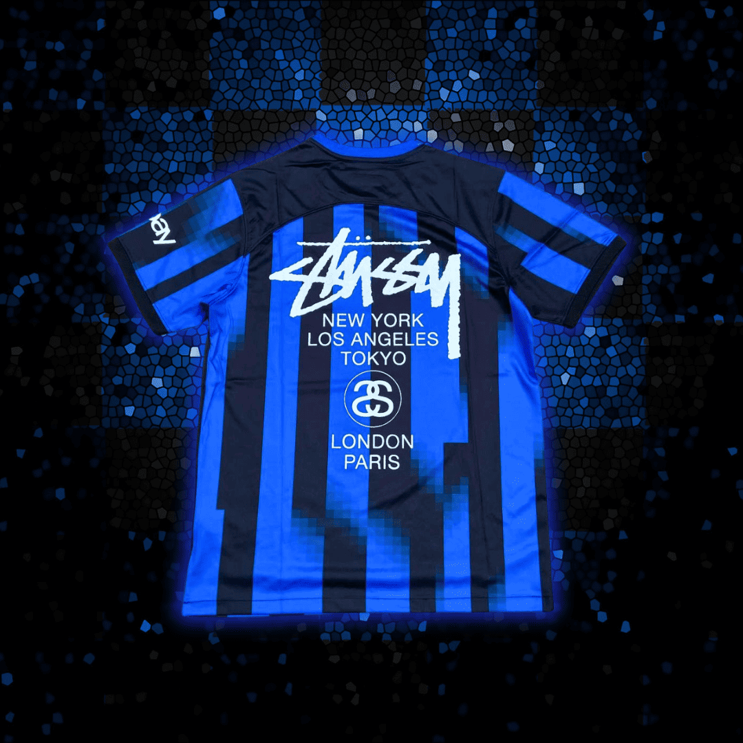 Inter Milan Stussy Shirt - Voetbaleditie