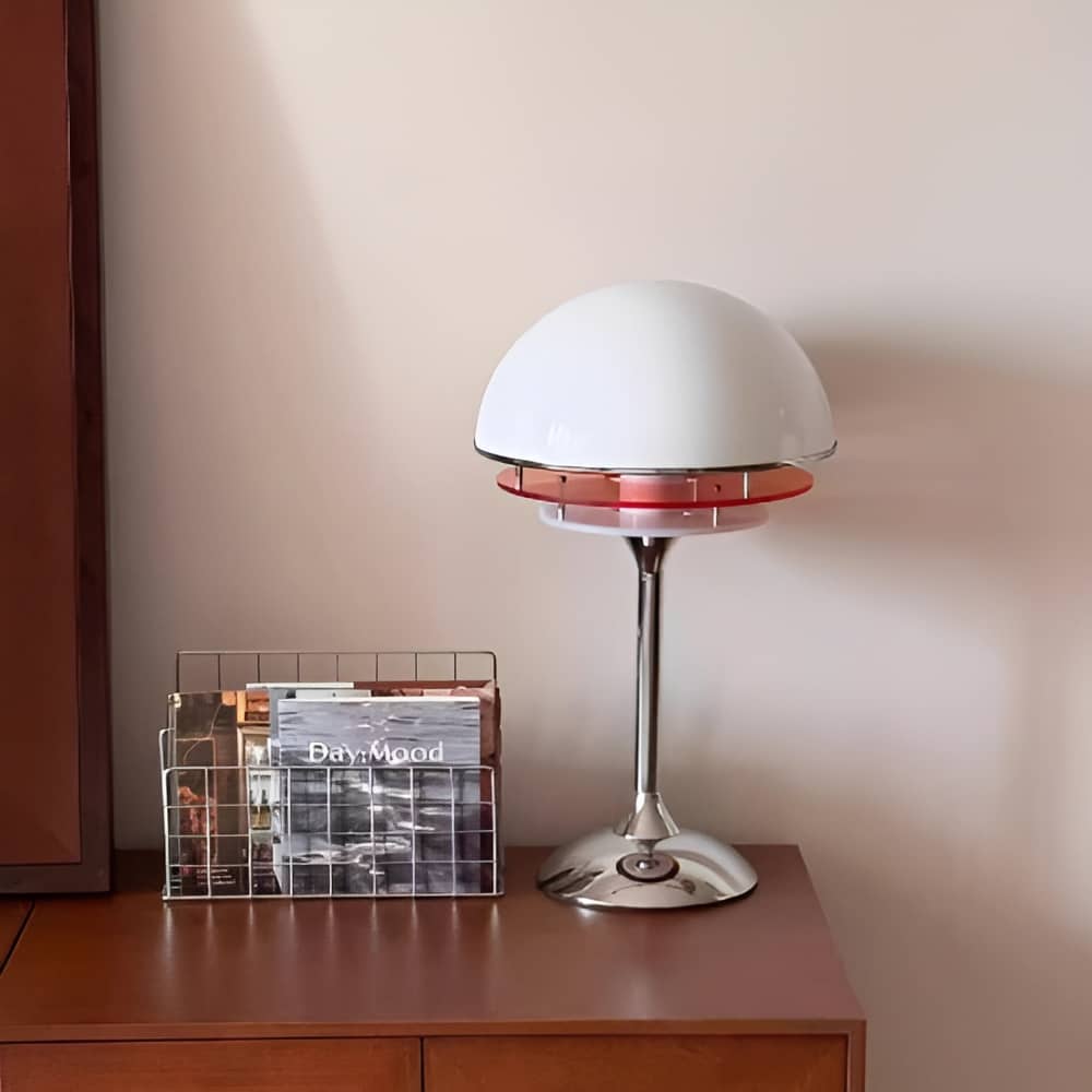 Moderne Bauhaus zonsondergang sfeerlamp voor op tafel