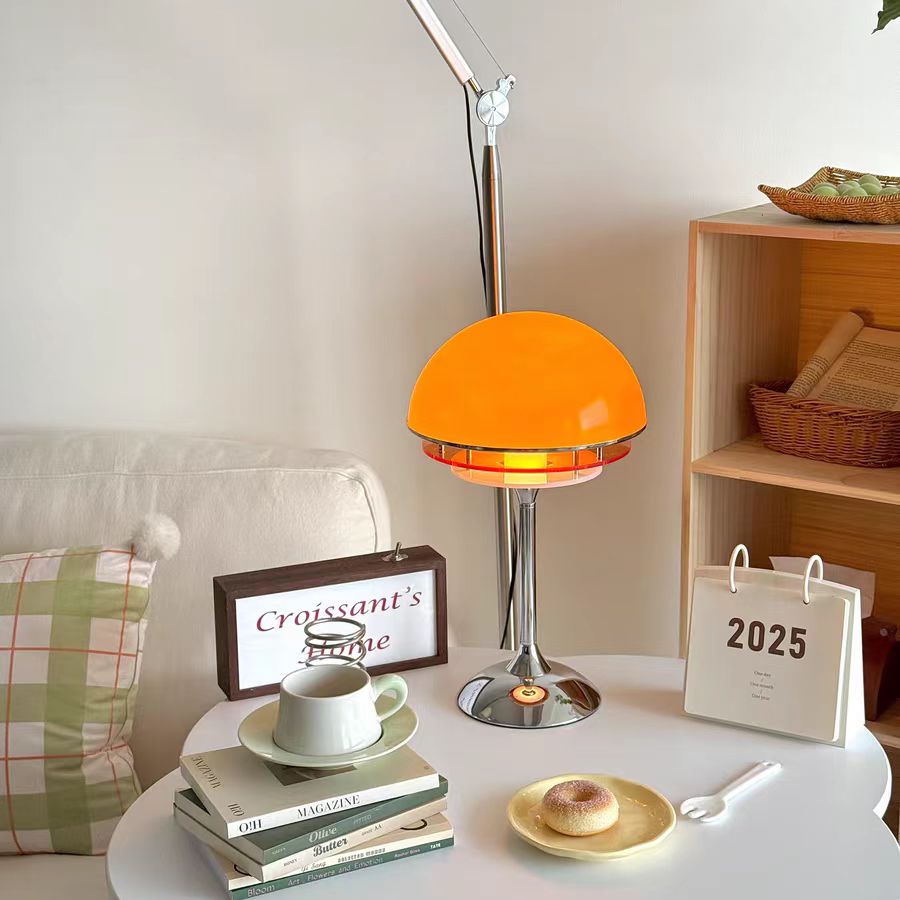Moderne Bauhaus zonsondergang sfeerlamp voor op tafel