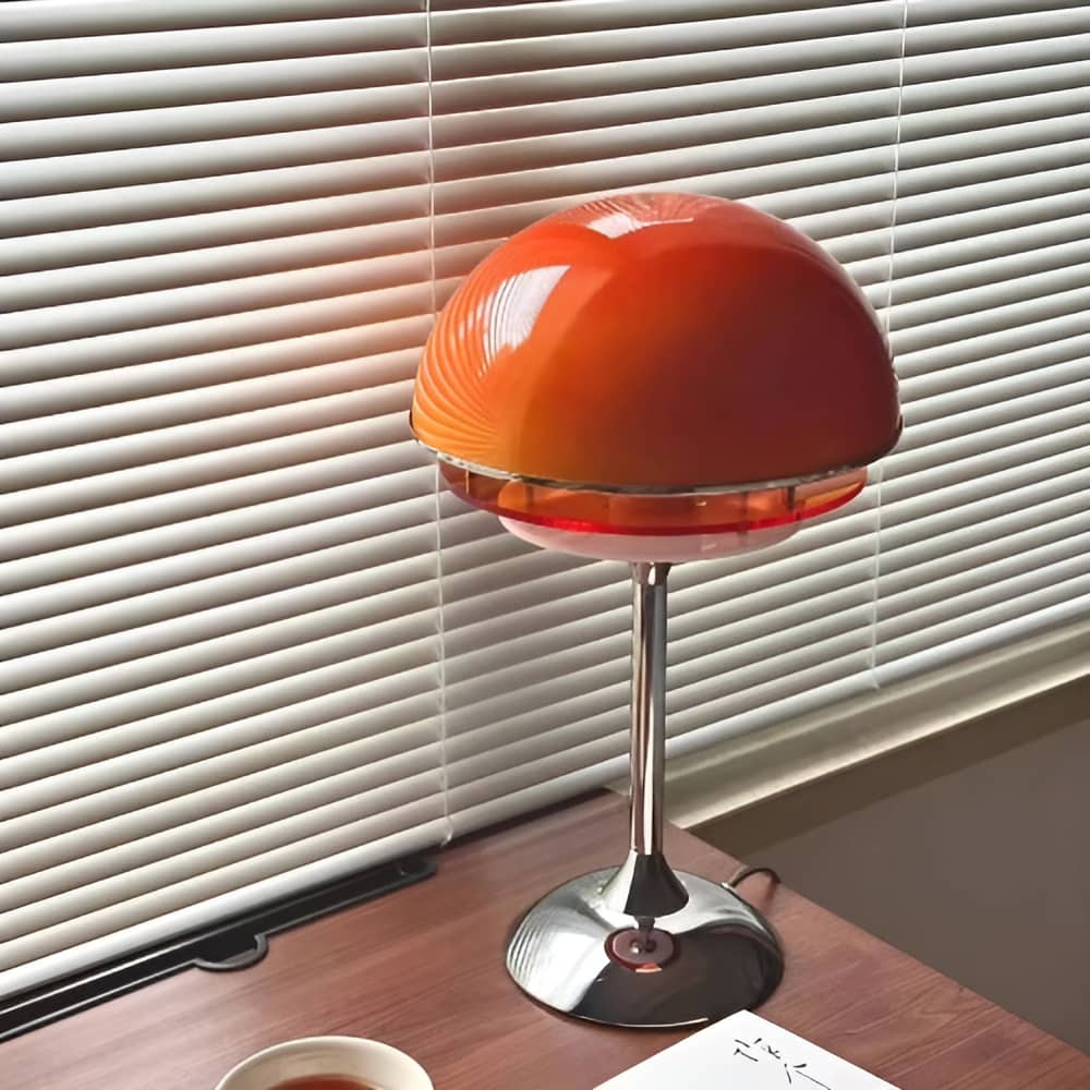 Moderne Bauhaus zonsondergang sfeerlamp voor op tafel