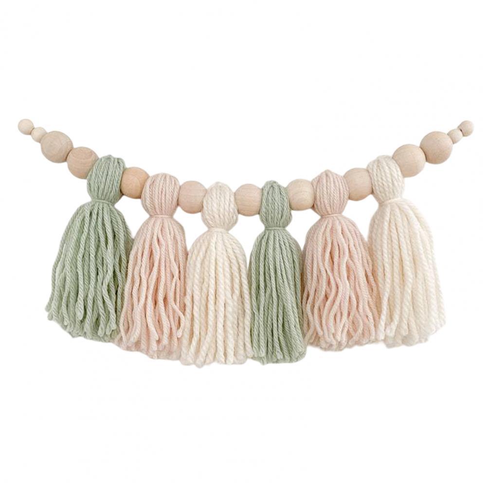 Lumenale Garland – Soft Wooden Bead Light Chain For A Calm Baby Room Atmosphere