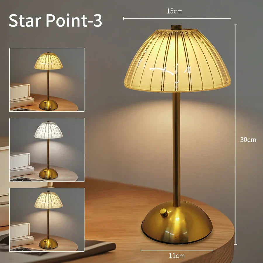 USB Rechargeable Acrylic Table Lamp