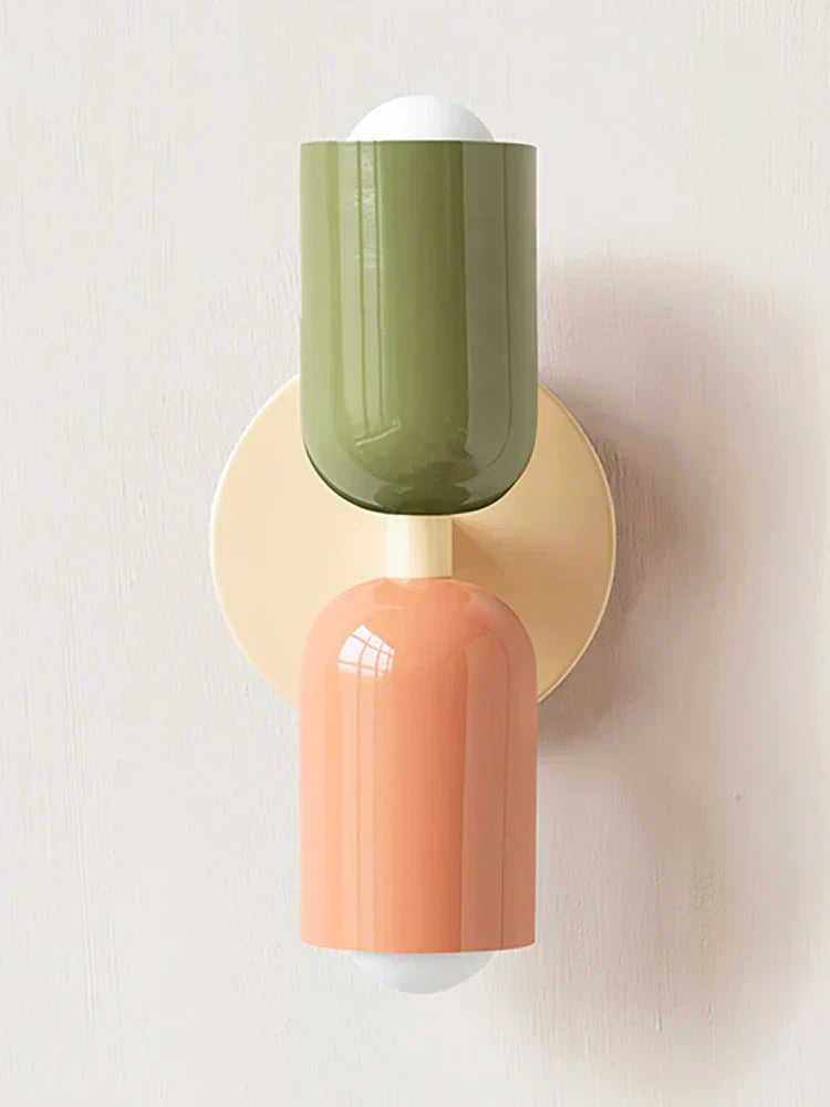 Lampada da parete classica modernista di metà secolo (10x25cm)