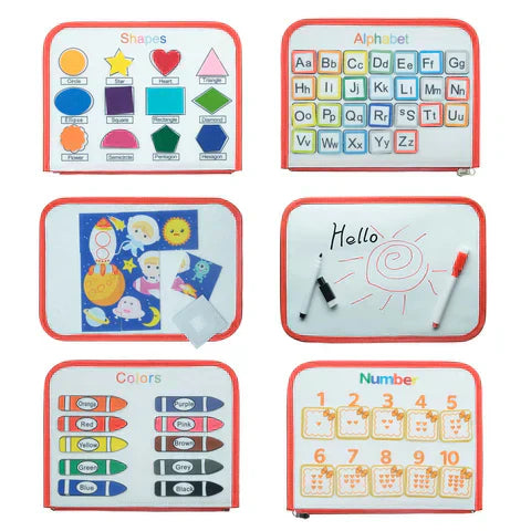 Toyfolio – Libro di apprendimento ispirato al metodo Montessori per bambini piccoli con attività sensoriali