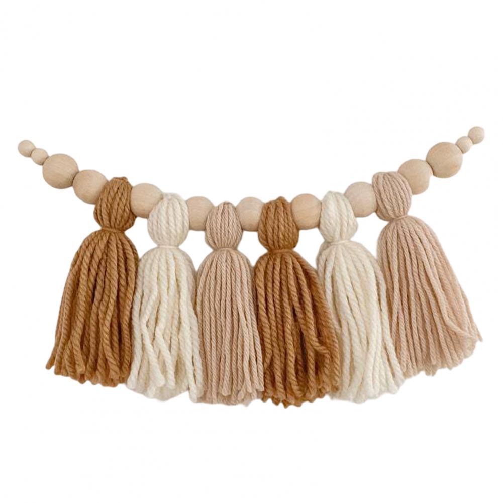 Lumenale Garland – Soft Wooden Bead Light Chain For A Calm Baby Room Atmosphere