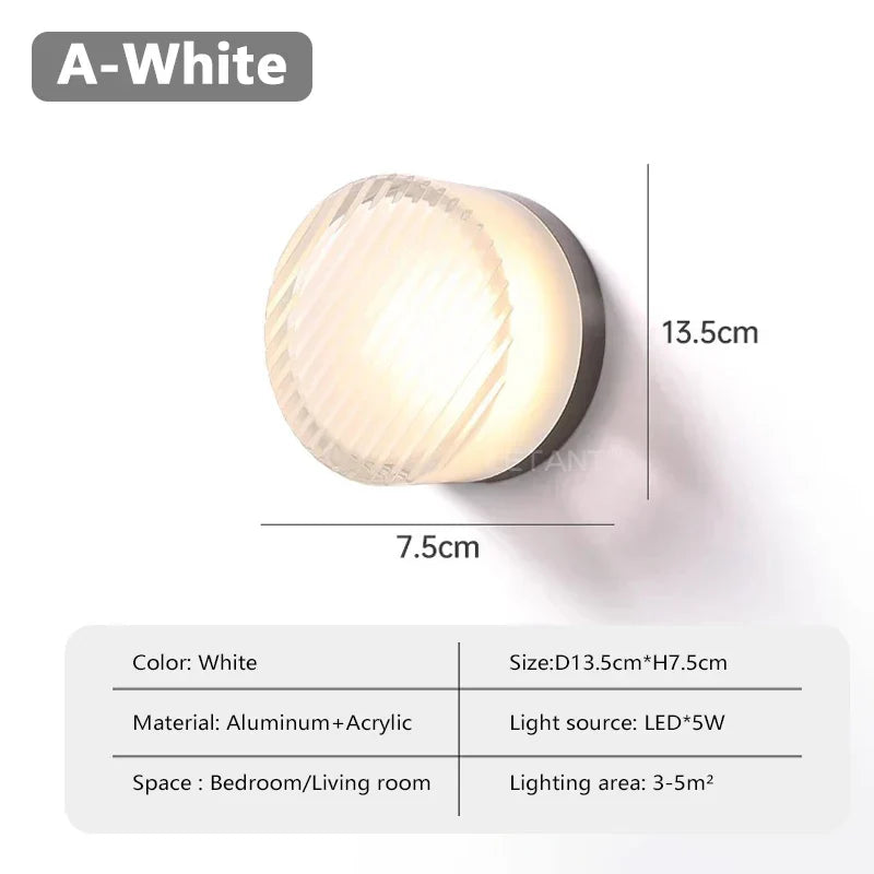 Futuristic and Unique Solid Plexiglass Wall Light