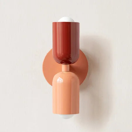 Lampada da parete classica modernista di metà secolo (10x25cm)