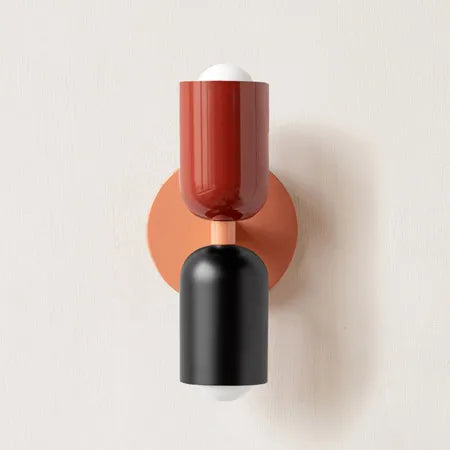 Lampada da parete classica modernista di metà secolo (10x25cm)