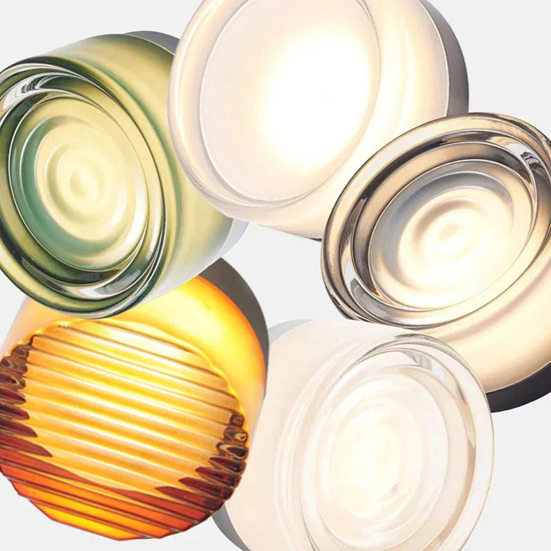 Futuristische und einzigartige Wandlampe aus massivem Plexiglas