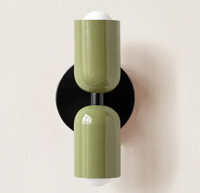 Lampada da parete classica modernista di metà secolo (10x25cm)