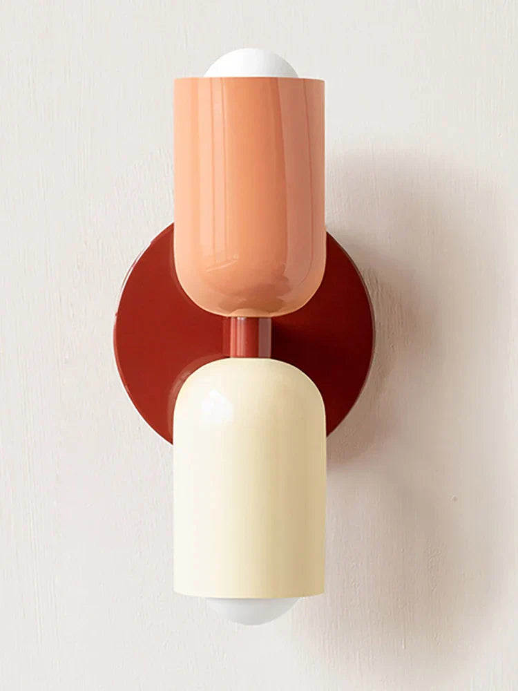 Lampada da parete classica modernista di metà secolo (10x25cm)