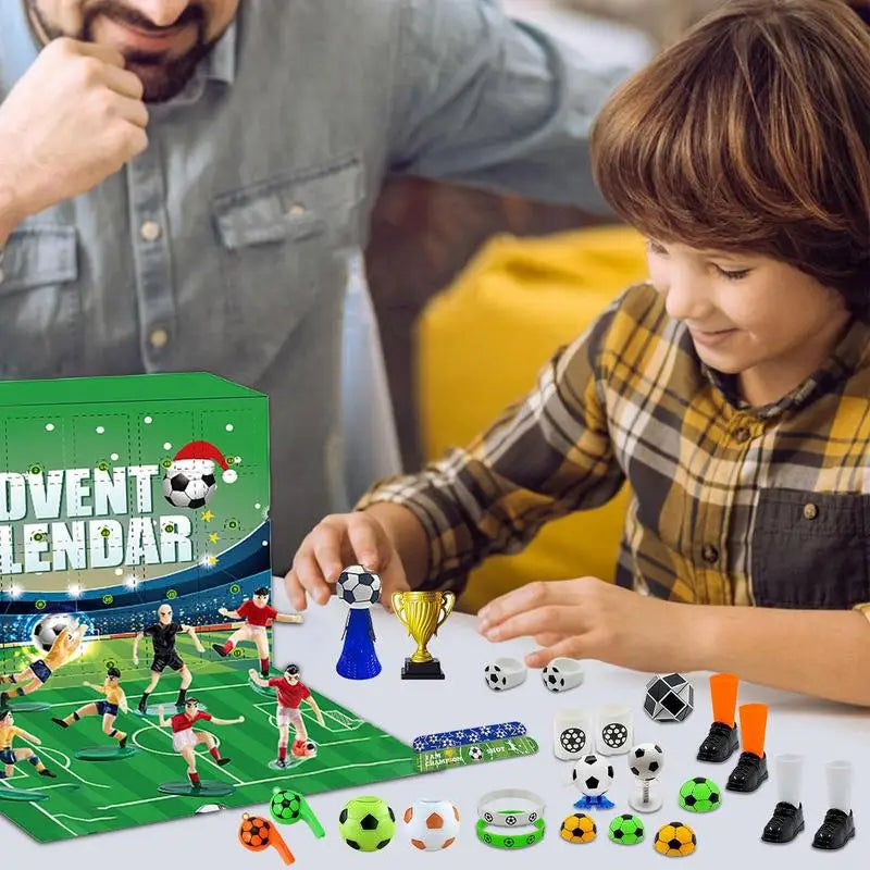 Boxcalendar – Calendario de Adviento Infantil con Estadio de Fútbol para Construir