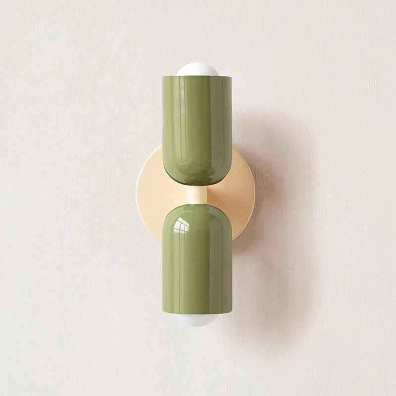 Lampada da parete classica modernista di metà secolo (10x25cm)