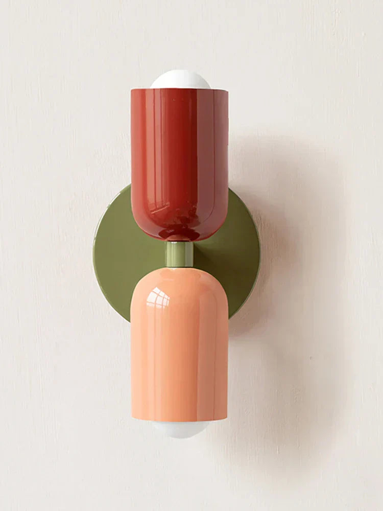 Lampada da parete classica modernista di metà secolo (10x25cm)