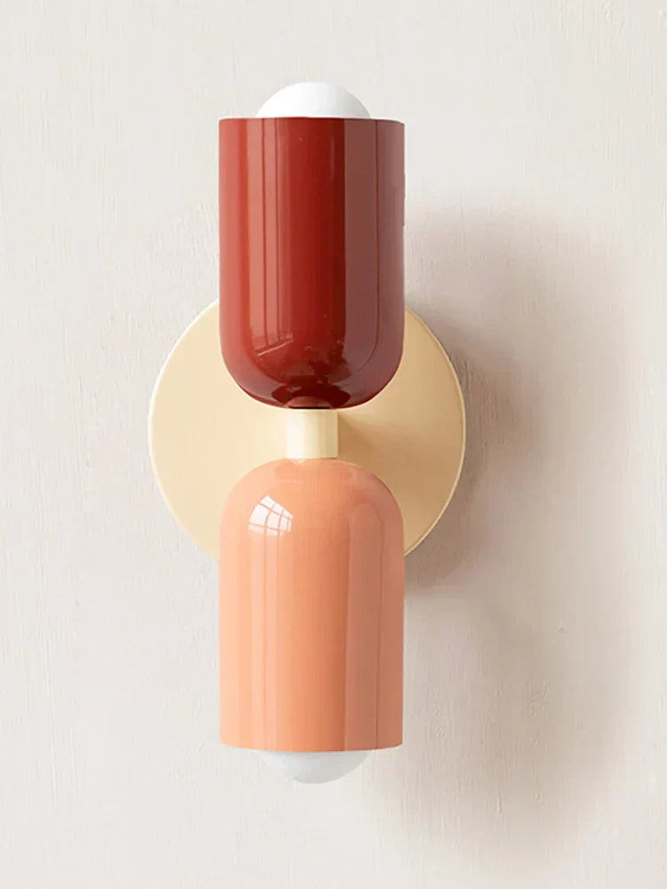 Lampada da parete classica modernista di metà secolo (10x25cm)