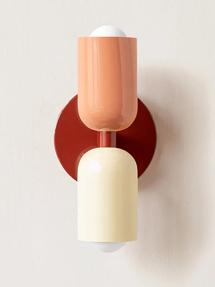 Lampada da parete classica modernista di metà secolo (10x25cm)