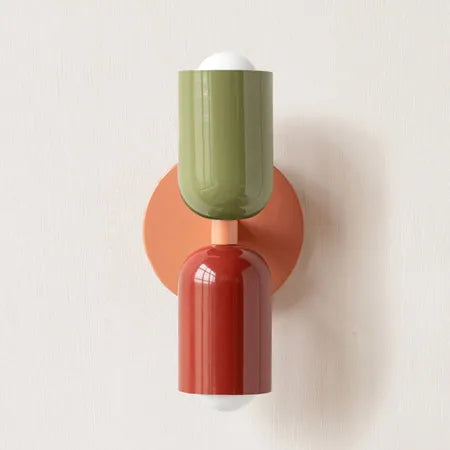 Lampada da parete classica modernista di metà secolo (10x25cm)