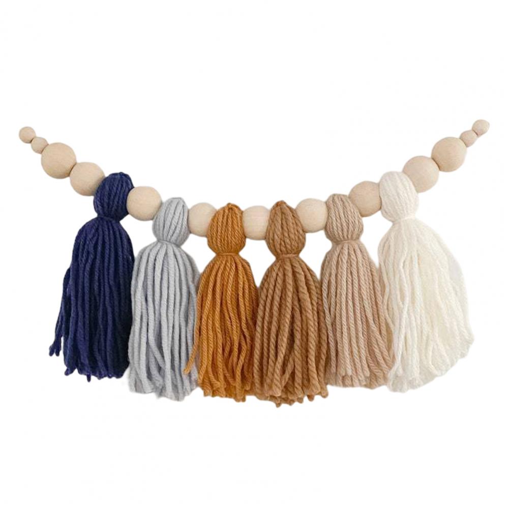 Lumenale Garland – Soft Wooden Bead Light Chain For A Calm Baby Room Atmosphere