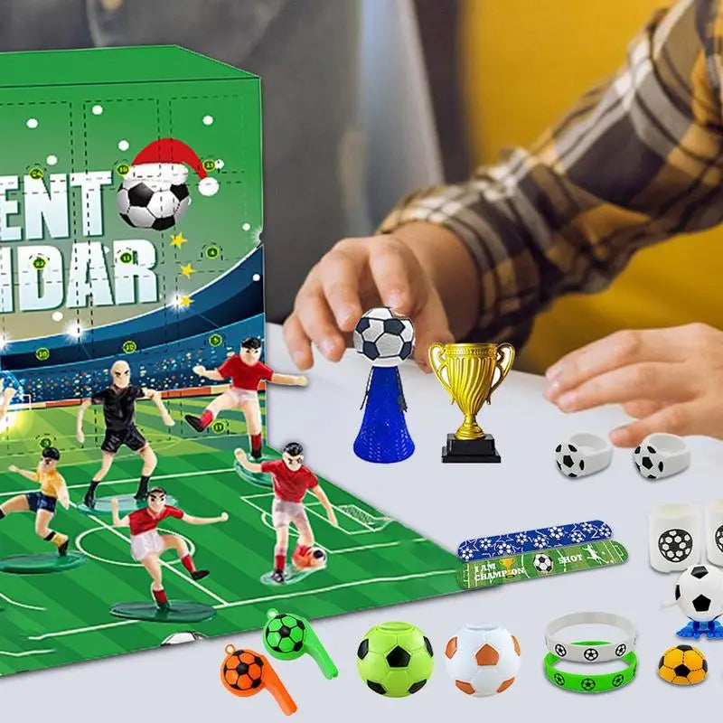 Boxcalendar – Calendario de Adviento Infantil con Estadio de Fútbol para Construir