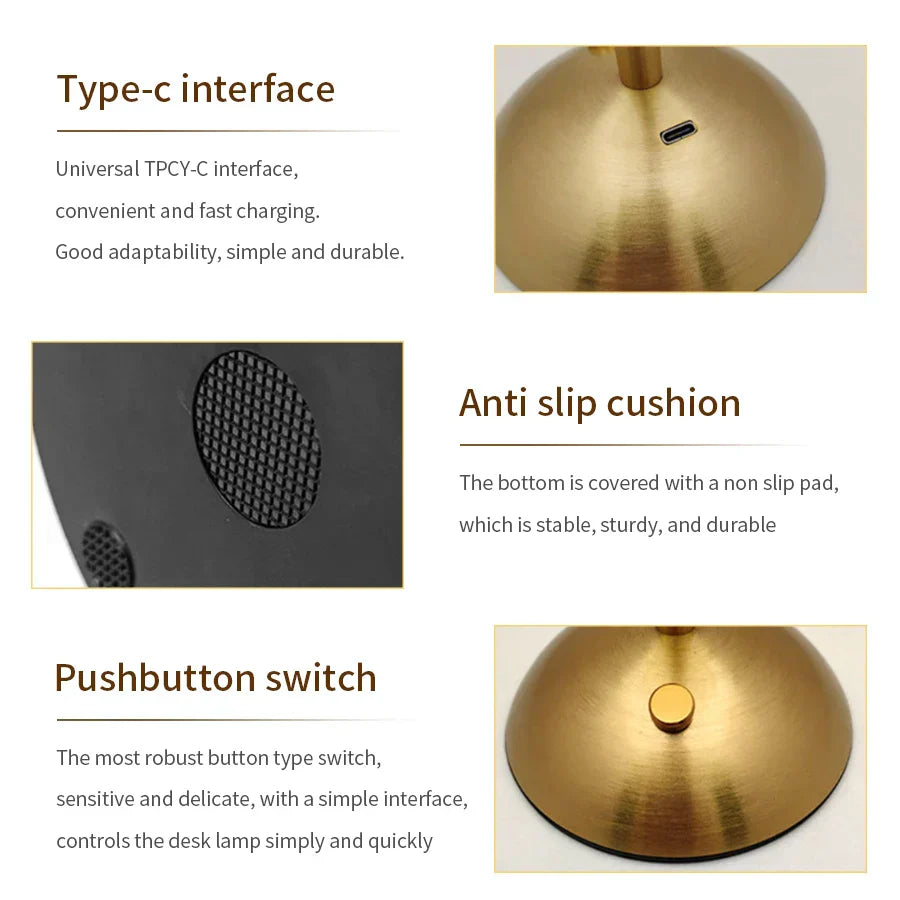USB Rechargeable Acrylic Table Lamp