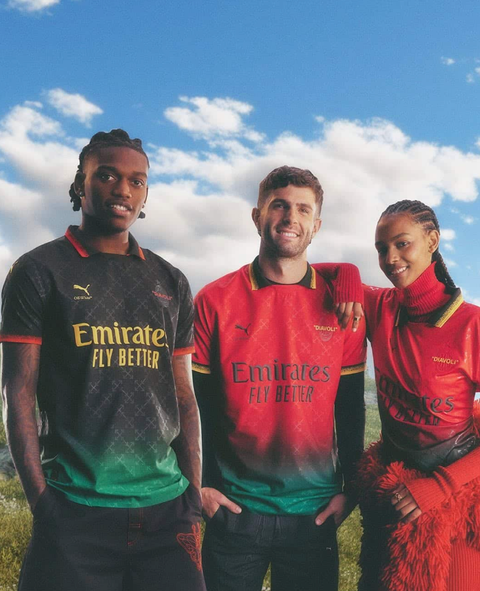 24/25 AC Milan Off-White Jersey - Red