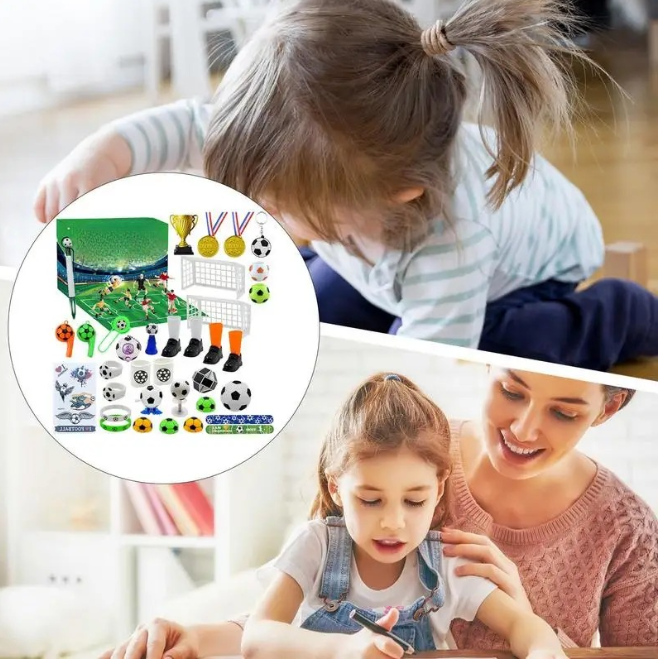 Boxcalendar – Calendario de Adviento Infantil con Estadio de Fútbol para Construir