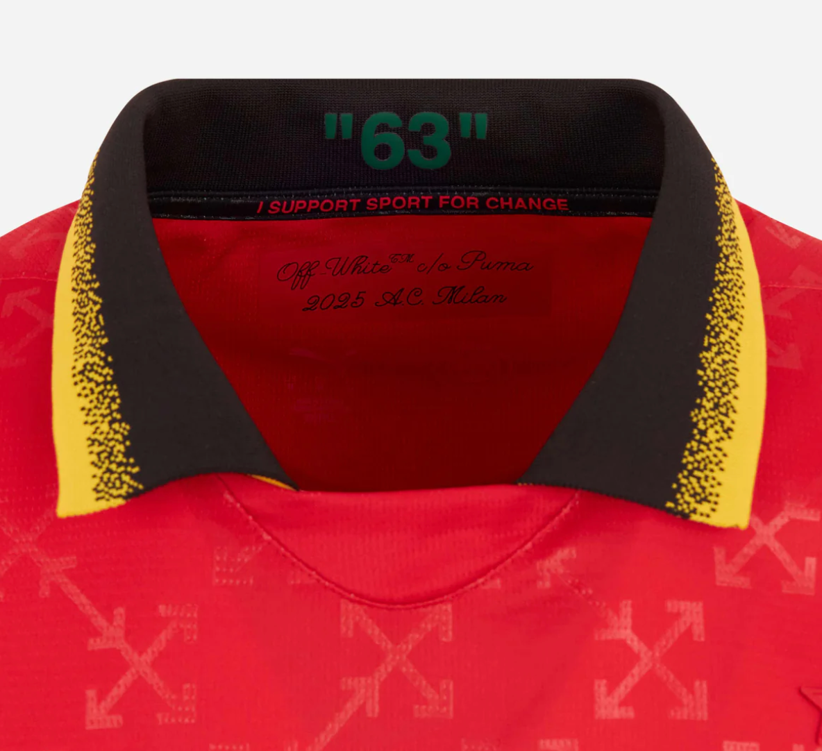 24/25 AC Milan Off-White Shirt - Rood