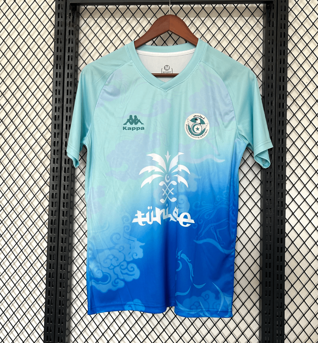 Maillot bleu édition spéciale Tunisie 2025-2026