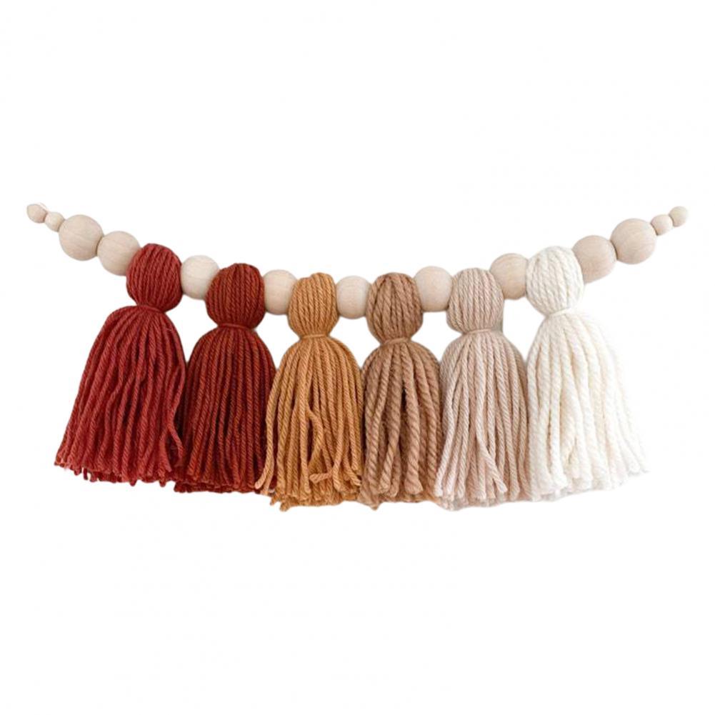 Lumenale Garland – Soft Wooden Bead Light Chain For A Calm Baby Room Atmosphere