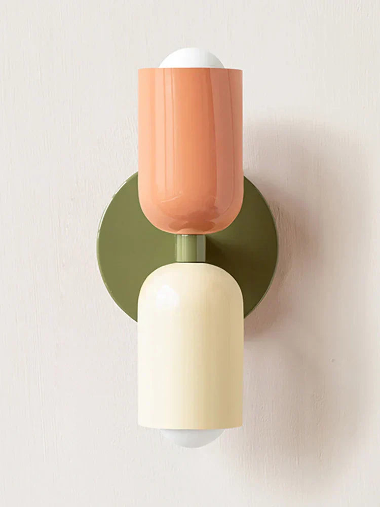 Lampada da parete classica modernista di metà secolo (10x25cm)